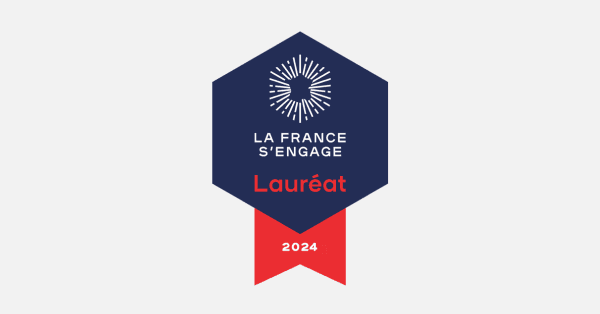 Nous sommes lauréats 2024 de La France s'engage !  update