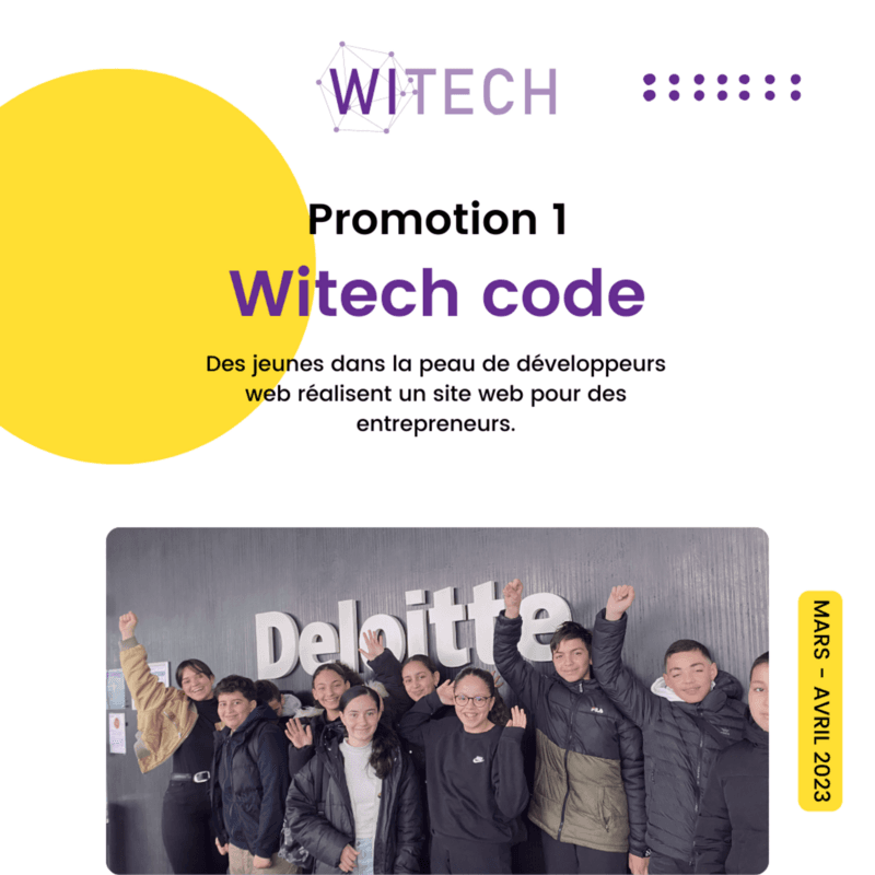 Le programme Witech Code est lancé ! update
