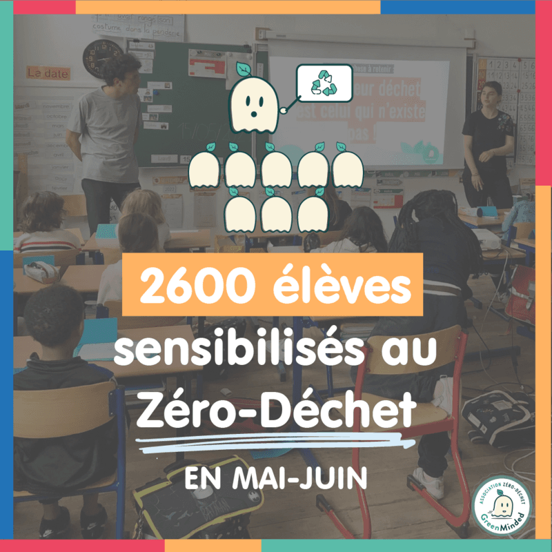 [BILAN MAI-JUIN] 2600 élèves sensibilisés au Zéro-Déchet ! 💪 update