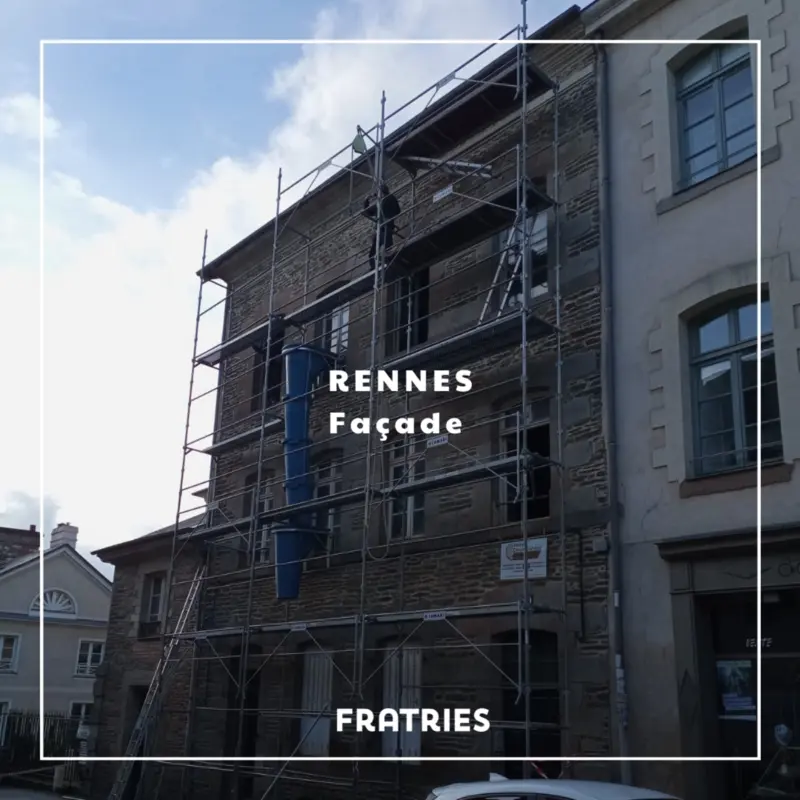 Grâce à vos dons, les travaux de la maison Fratries de Rennes avancent bien. update