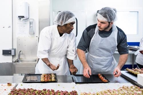 Integration through catering professions
